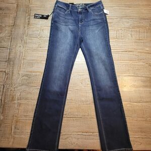 NWT Buffalo David Bitton Womens 6x32 Straight Leg Mid-Rise Stretch Misha Jeans